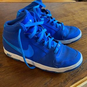 Blue Nike Prestige IV High Tops